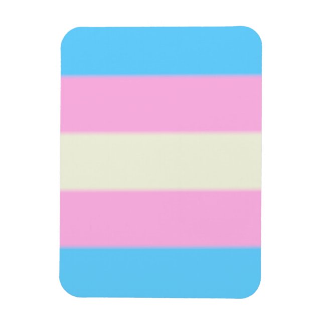 Falln Transgender Pride Flag Magnet (Vertical)