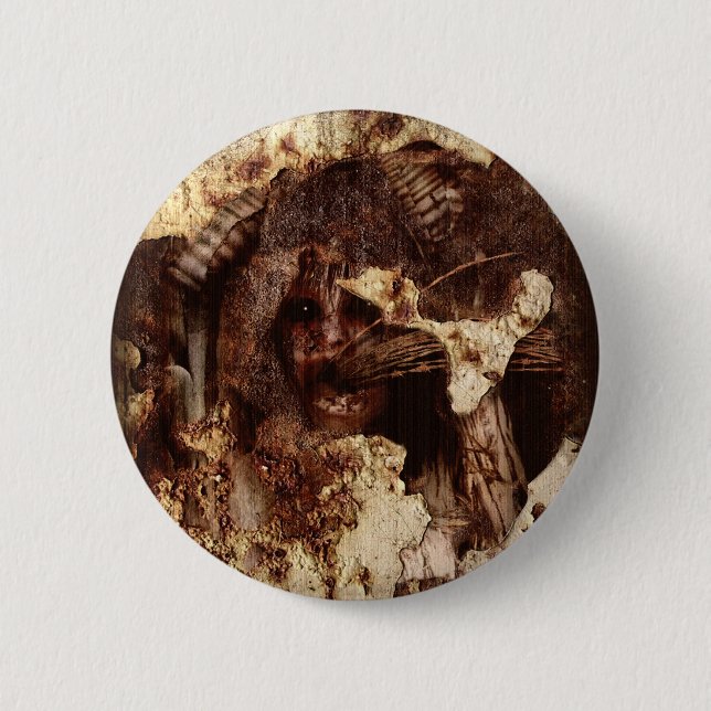 Falln Trapped Within 6 Cm Round Badge (Front)