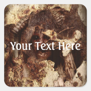Falln Trapped Within Square Sticker