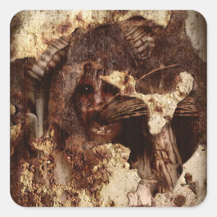 Falln Trapped Within Square Sticker