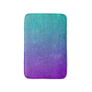 Falln Tropical Dusk Glitter Gradient Bath Mat