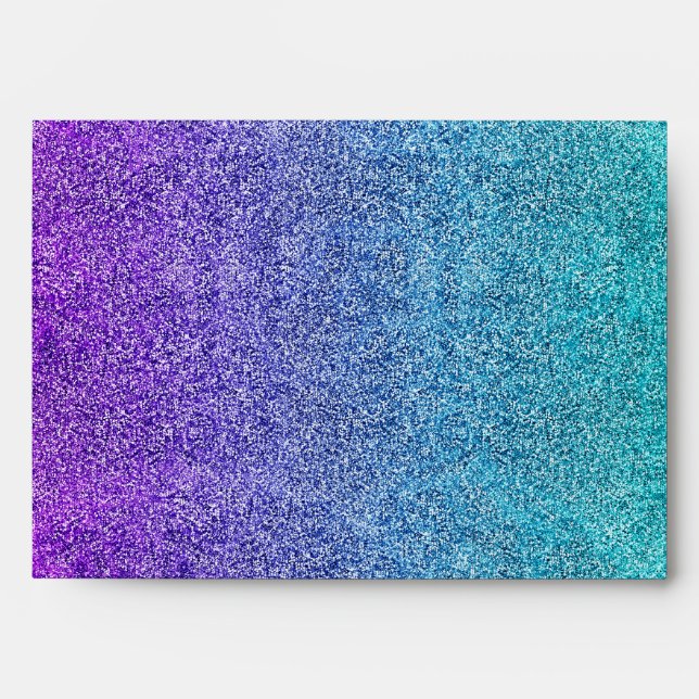 Falln Tropical Dusk Glitter Gradient Envelopes (Front)