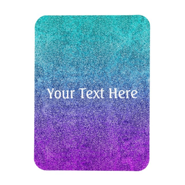 Falln Tropical Dusk Glitter Gradient Magnet (Vertical)