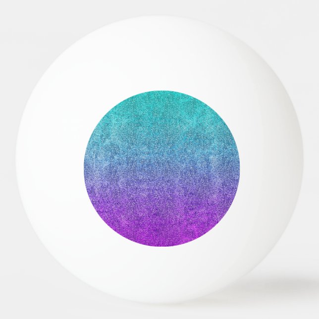 Falln Tropical Dusk Glitter Gradient Ping Pong Ball (Front)