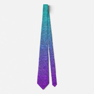 Falln Tropical Dusk Glitter Gradient Tie