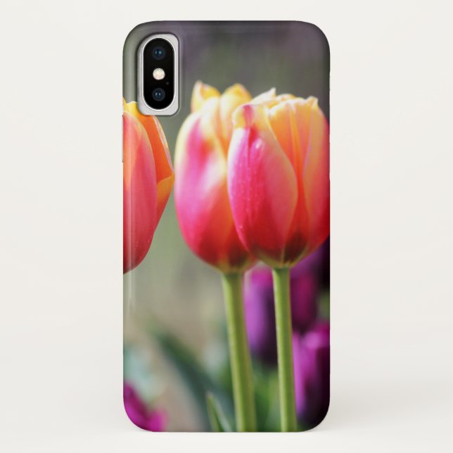 Falln Tulips Aflame Case-Mate iPhone Case (Back)