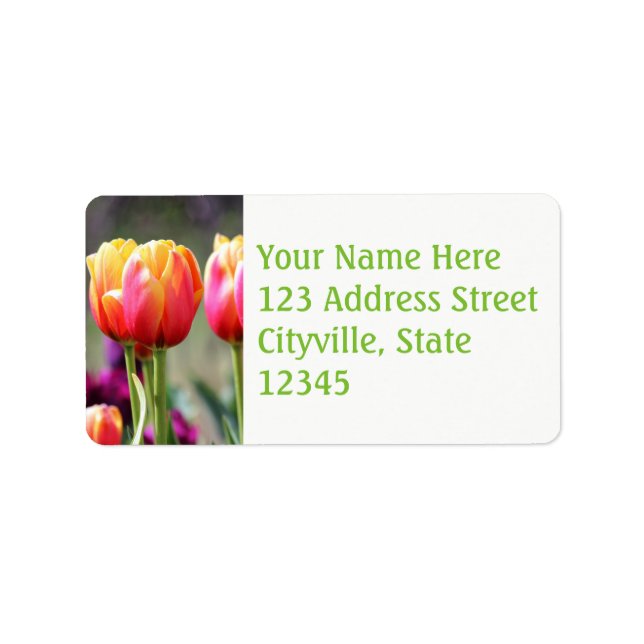 Falln Tulips Aflame Label (Front)