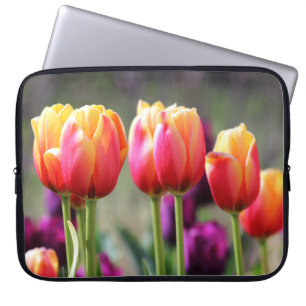 Falln Tulips Aflame Laptop Sleeve