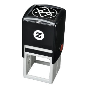 Falln Unicursal Hexagram White Self-inking Stamp