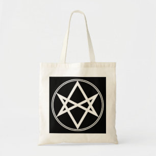Falln Unicursal Hexagram White Tote Bag