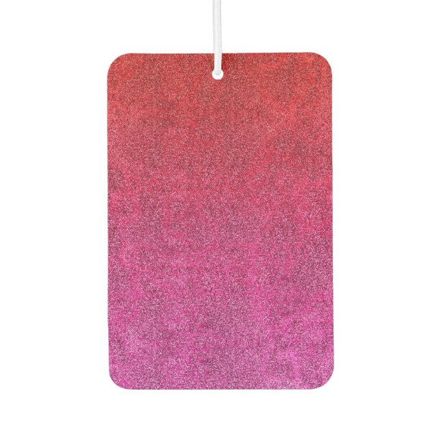 Falln Valentine Glitter Gradient Car Air Freshener (Front)