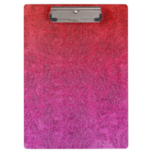 Falln Valentine Glitter Gradient Clipboard