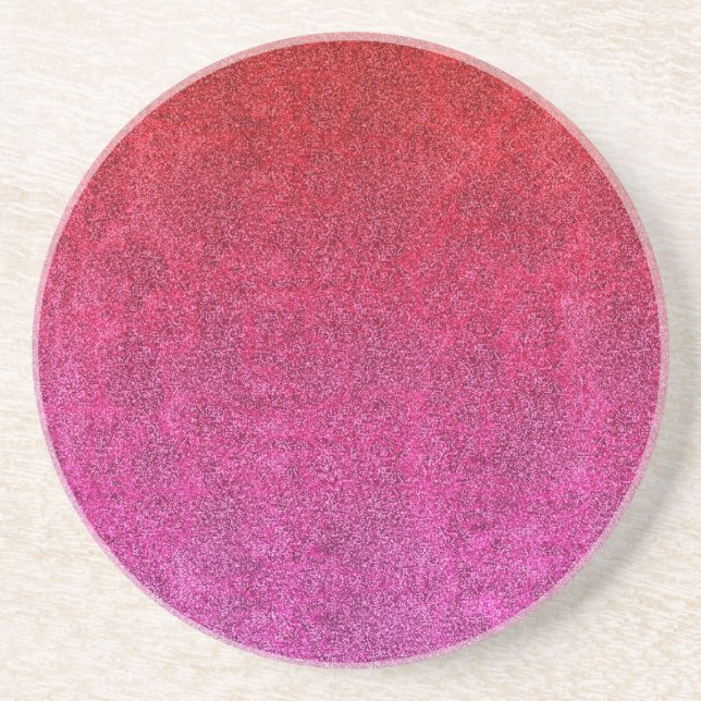 Falln Valentine Glitter Gradient Coaster (Front)