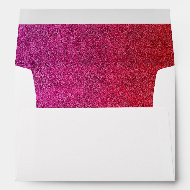 Falln Valentine Glitter Gradient Envelope (Back (Bottom))