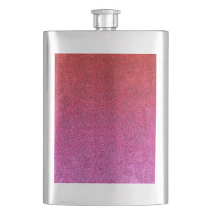 Falln Valentine Glitter Gradient Hip Flask