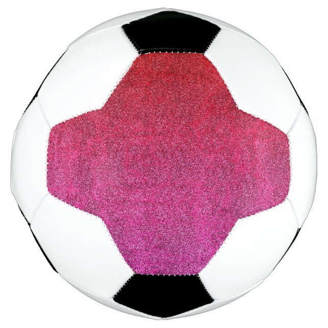 Falln Valentine Glitter Gradient Soccer Ball (Front)