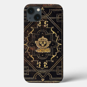 Falln Vintage Leather and Gold iPhone 13 Case