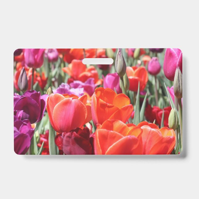 Falln Warm Tulips ID Badge (Front)