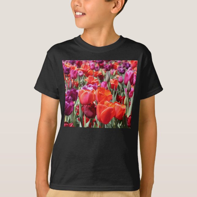 Falln Warm Tulips T-Shirt (Front)