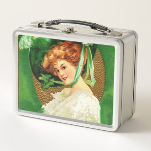 Falln Wearing of the Green Metal Lunch Box