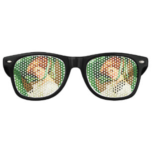 Falln Wearing of the Green Retro Sunglasses