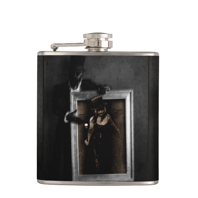 Falln Welcome To My World Hip Flask (Front)