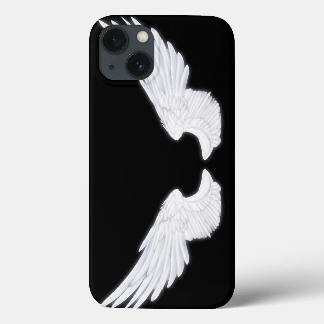 Falln White Angel Wings Case-Mate iPhone Case (Back)