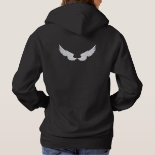 Falln White Angel Wings Hoodie