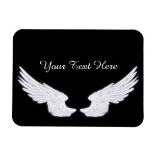 Falln White Angel Wings Magnet