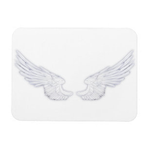 Falln White Angel Wings Magnet
