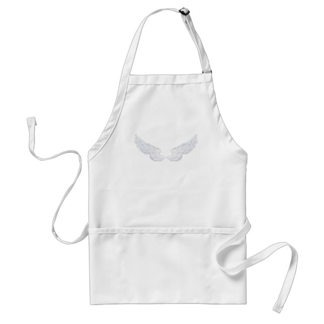 Falln White Angel Wings Standard Apron (Front)