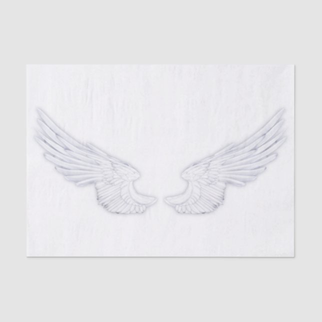 Falln White Angel Wings Tissue Paper (Front)