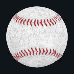Falln White Lace Baseball<br><div class="desc">Elegant faux white lace.
Click ‘Customise’ to add in your own personalised text!</div>
