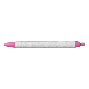 Falln White Lace Black Ink Pen