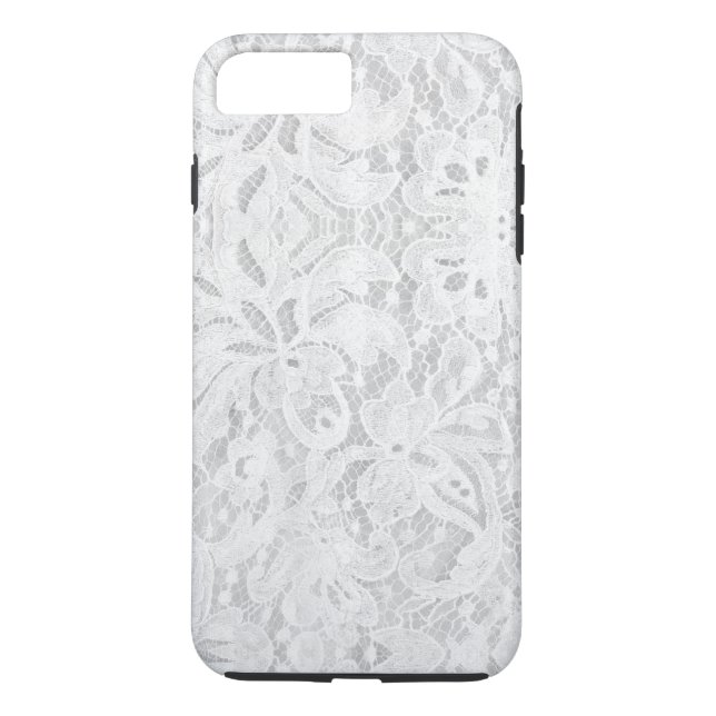 Falln White Lace Case-Mate iPhone Case (Back)