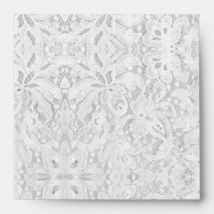 Falln White Lace Envelopes
