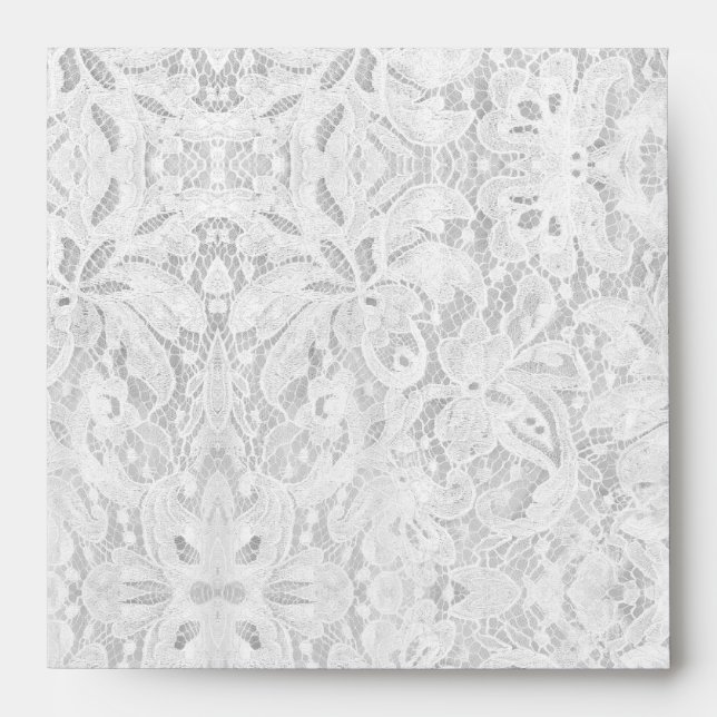 Falln White Lace Envelopes (Front)