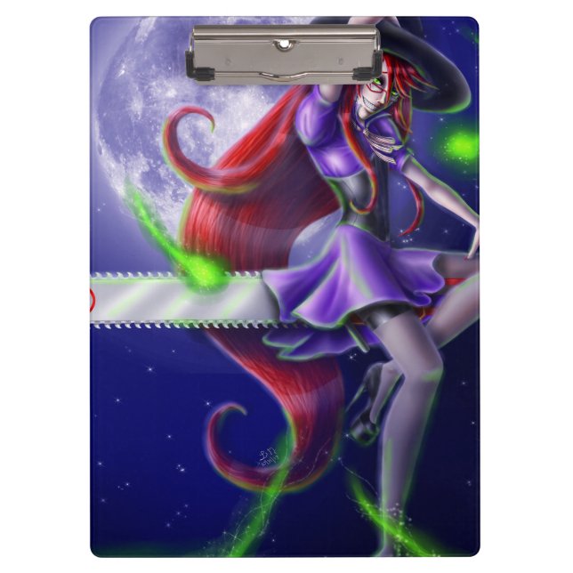 Falln Witchy PinUp Clipboard (Front)