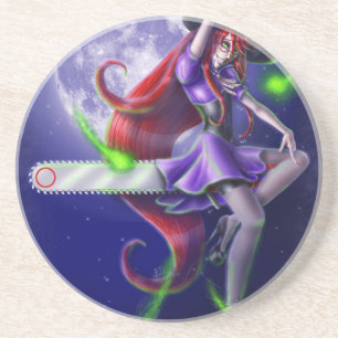 Falln Witchy PinUp Coaster