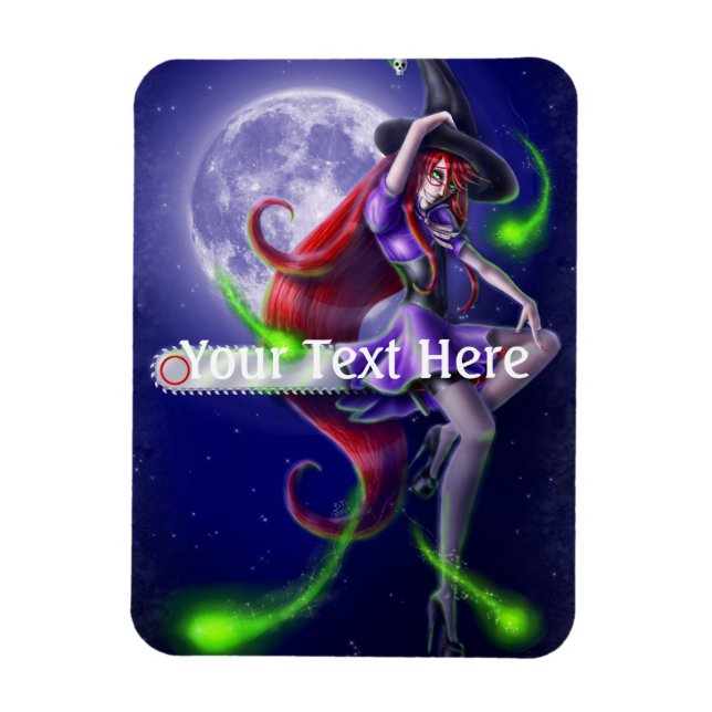 Falln Witchy PinUp Magnet (Vertical)