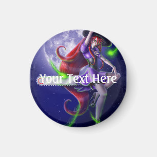 Falln Witchy PinUp Magnet