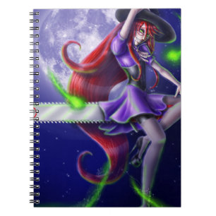 Falln Witchy PinUp Notebook