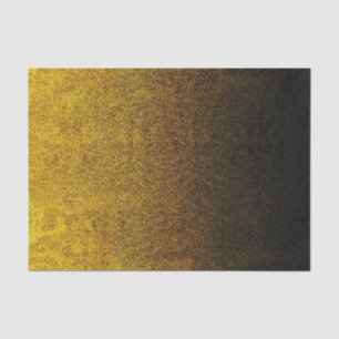 Falln Yellow & Black Glitter Gradient Tissue Paper