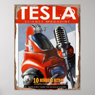 Fallout 4 Tesla Rock o Bot 10 Number 1 Hits   Poster