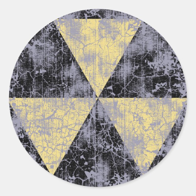 Fallout Shelter-cl-dist Classic Round Sticker (Front)