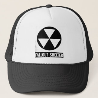 Fallout shelter trucker hat