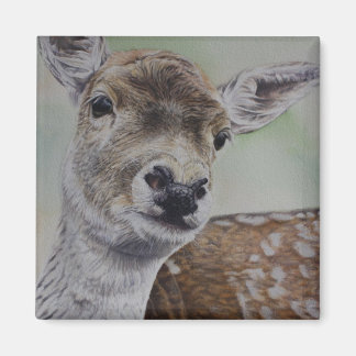 Fallow deer magnet