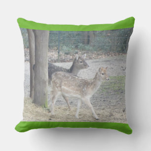 Fallow Deer Throw Pillow