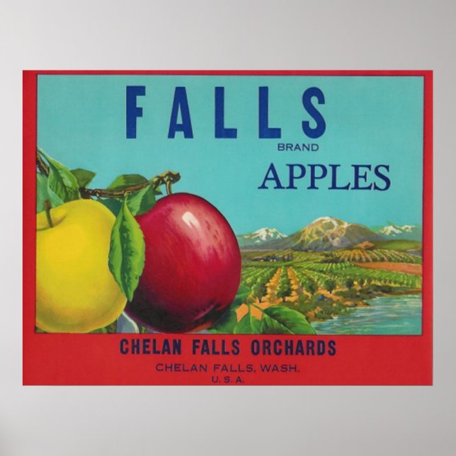 falls apples poster (Front)