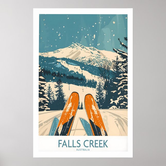 Falls Creek Ski Poster 1 (Front)